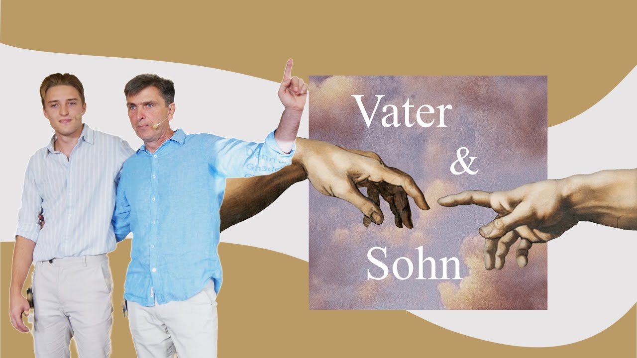 Vater und Sohn Feuer im Herzen